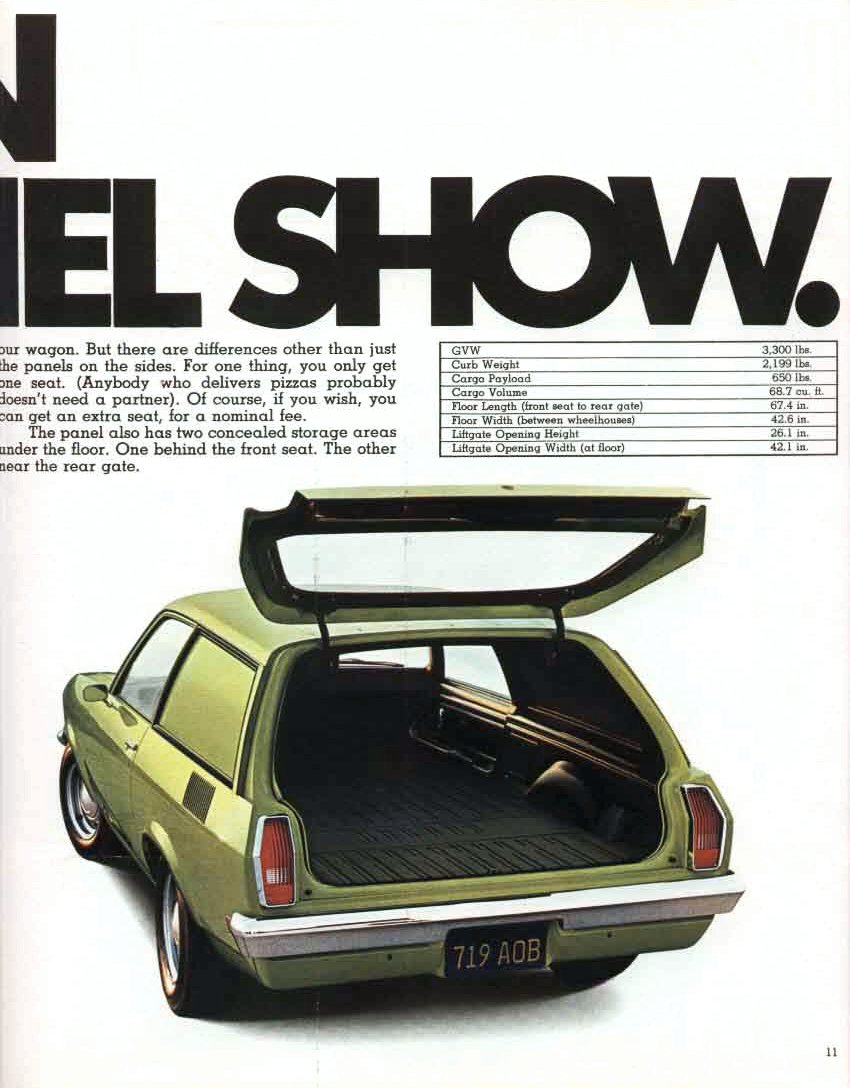 1971 Chevrolet Vega Brochure Page 12